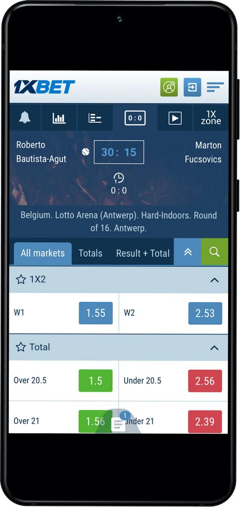 1xBet Application Summary